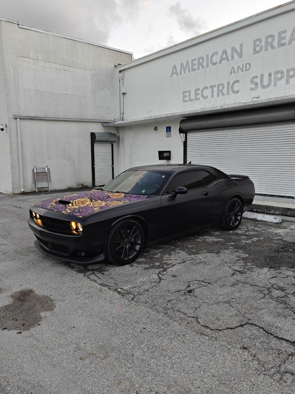 Satin black