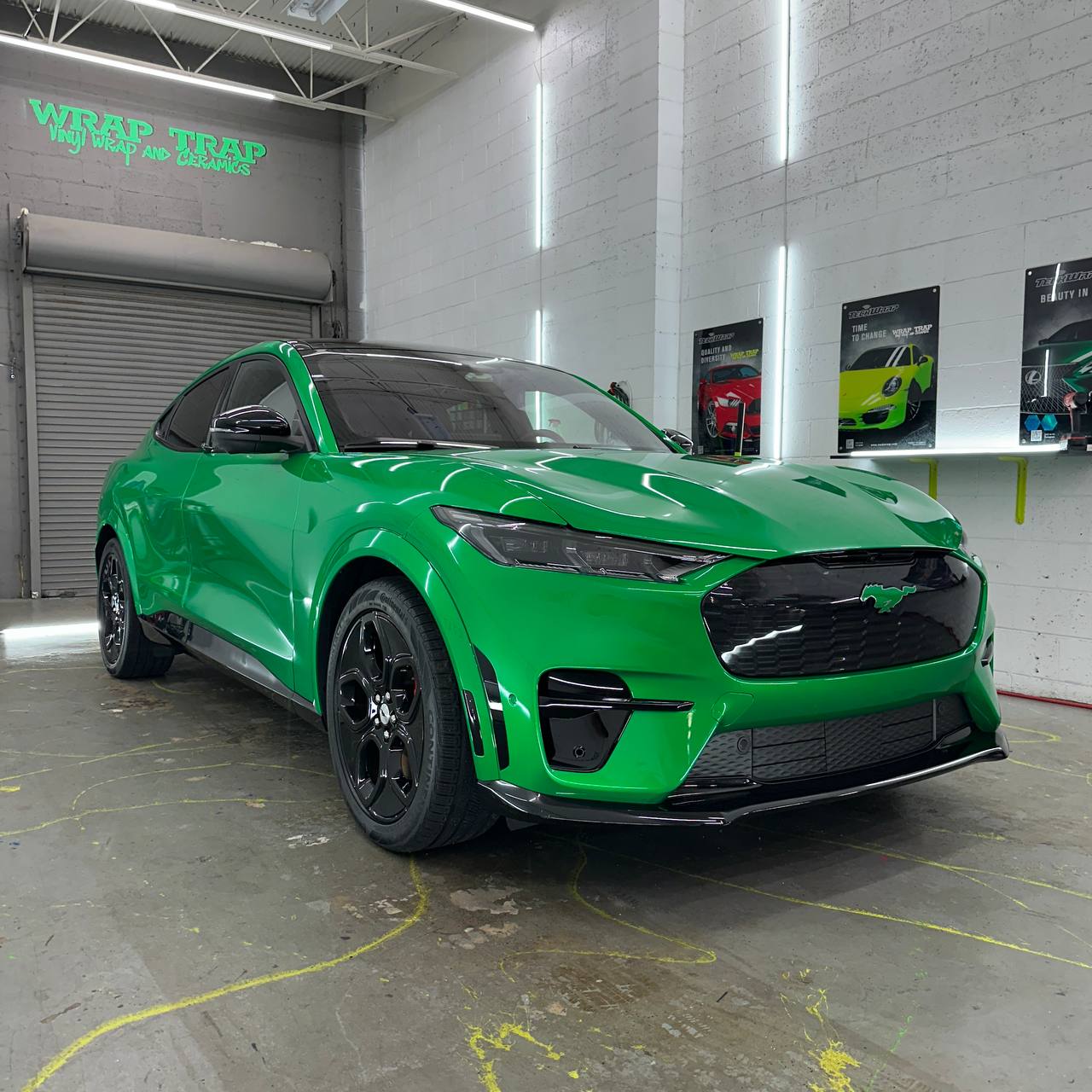 High Gloss Green Envy Mustang Mach-E