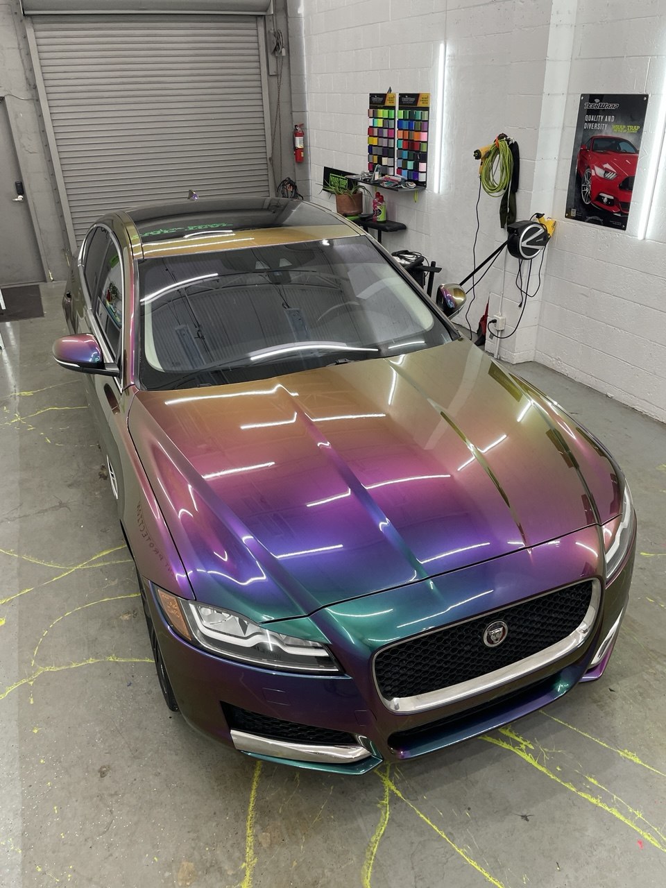 Purple Flame - Colorshift wrap