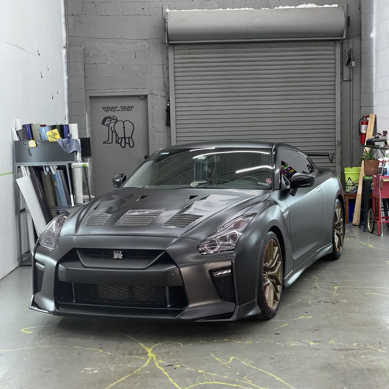 Nissan GTR Satin Black